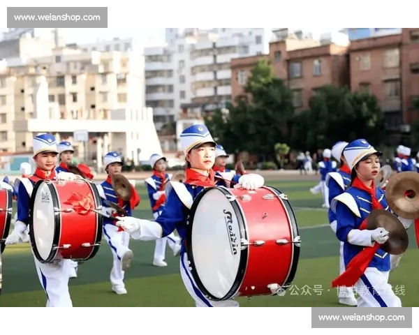 少先队鼓号队精彩比赛瞬间震撼全场展现青春风采